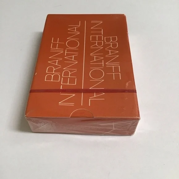 Braniff International Airlines Playing Cards Deck Aviation NEW SEALED Vintage - Picture 3 of 5